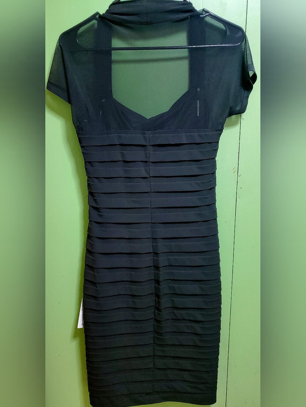 NWT NORDSTROMS MAGGY LONDON Black Illusion Dress - Picture 2 of 4